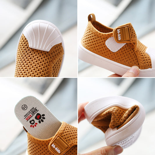 Girls Boys Casual Shoes Infant Toddler Shoes Comfortable Non-slip Soft Bottom