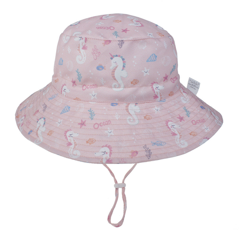 Baby breathable and quick-drying beach hat