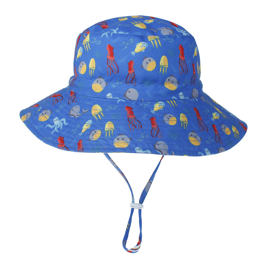 Baby breathable and quick-drying beach hat